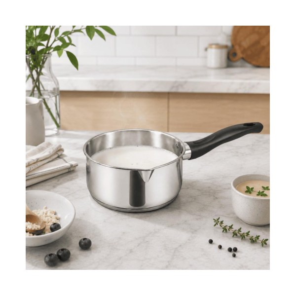 Stainless Steel Milk Pan 18cm