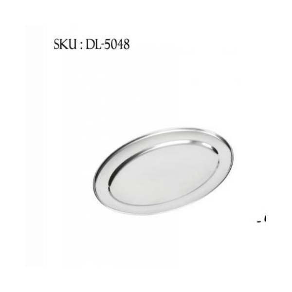 Stainless Steel Oval Tray - 40cms