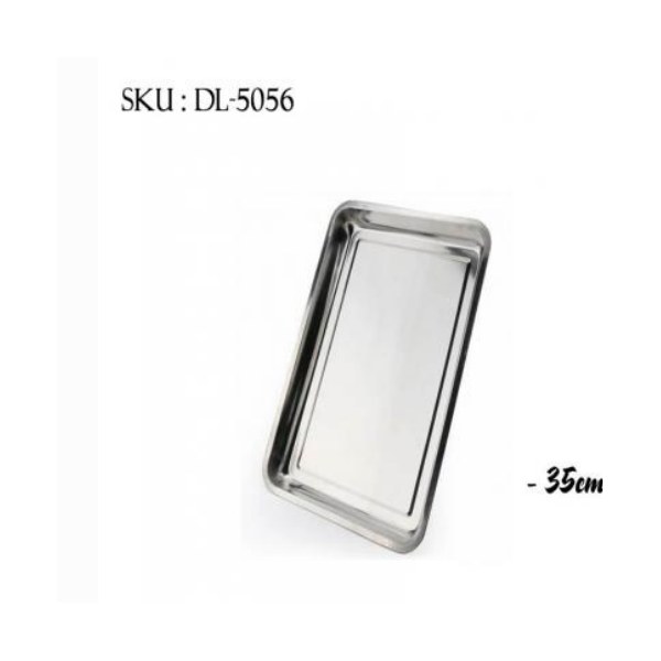 Stainless Steel Tray (Rectangle) - 35cm