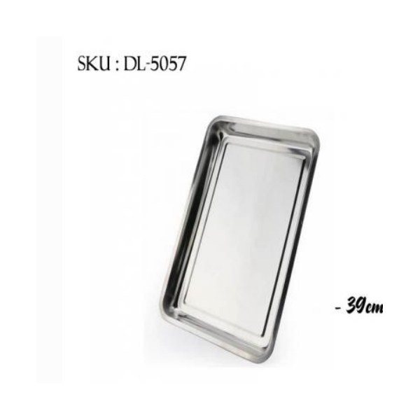 Stainless Steel Tray (Rectangle) - 39cm