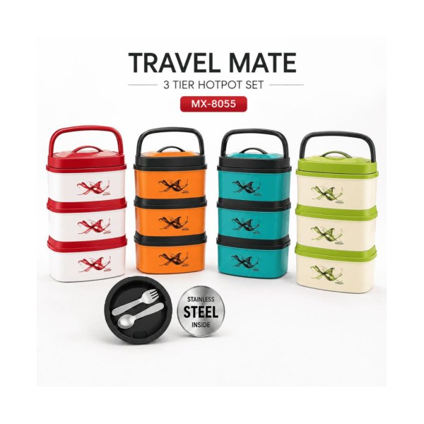 Travel Mate Hot Pot 3 Tier 