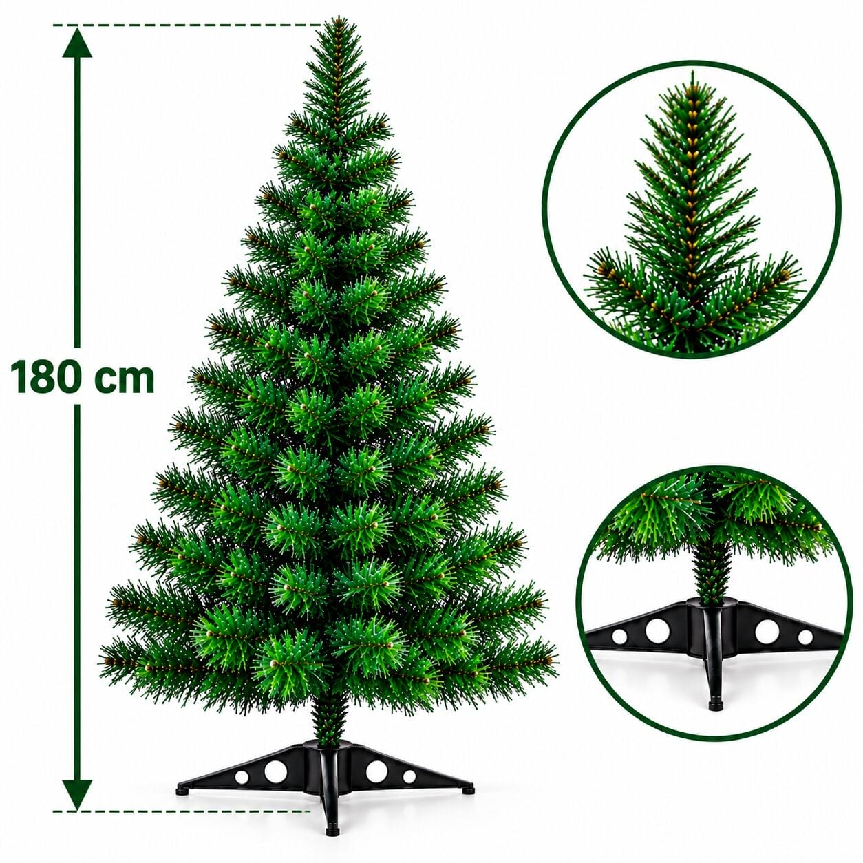 Christmas Tree 6ft Green 180cm thumbnail 4