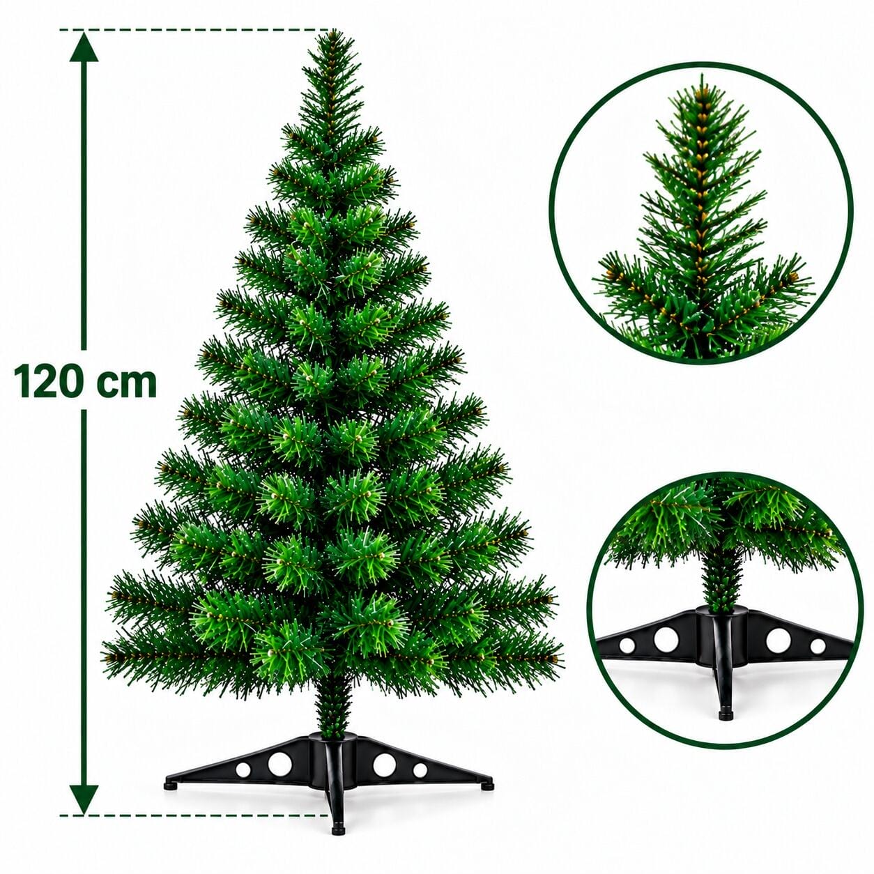Christmas Tree 4ft Green 120cm thumbnail 4