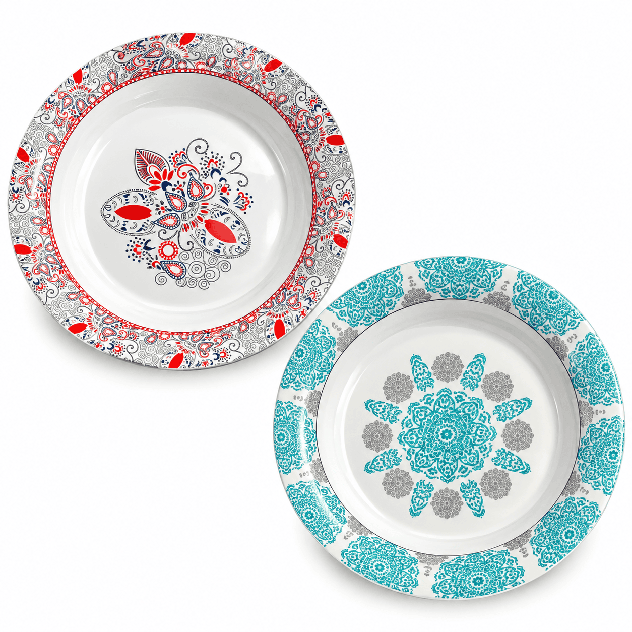 10INCH PRINTED ROUND MELAMINE PLATE