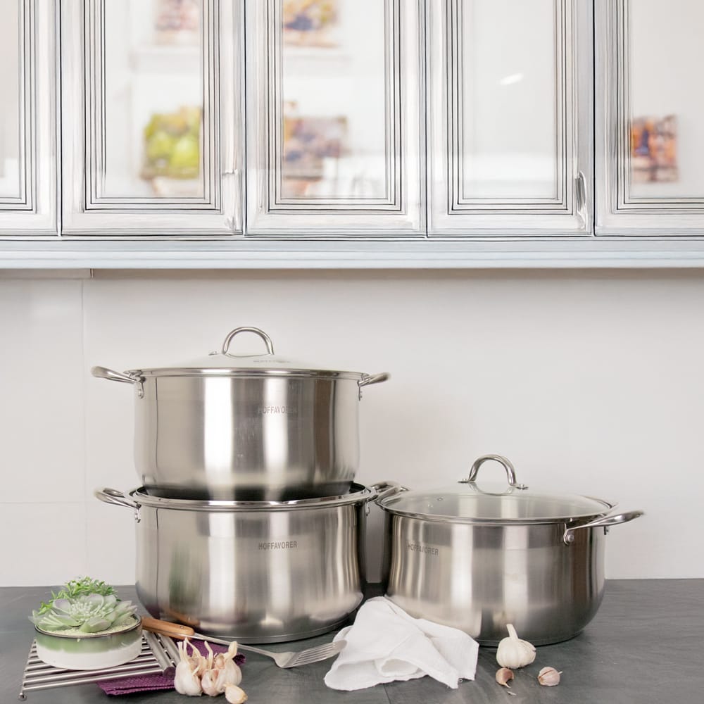 3pc Stainless Steel Stockpot Pot (36-38-40 cm) thumbnail 2
