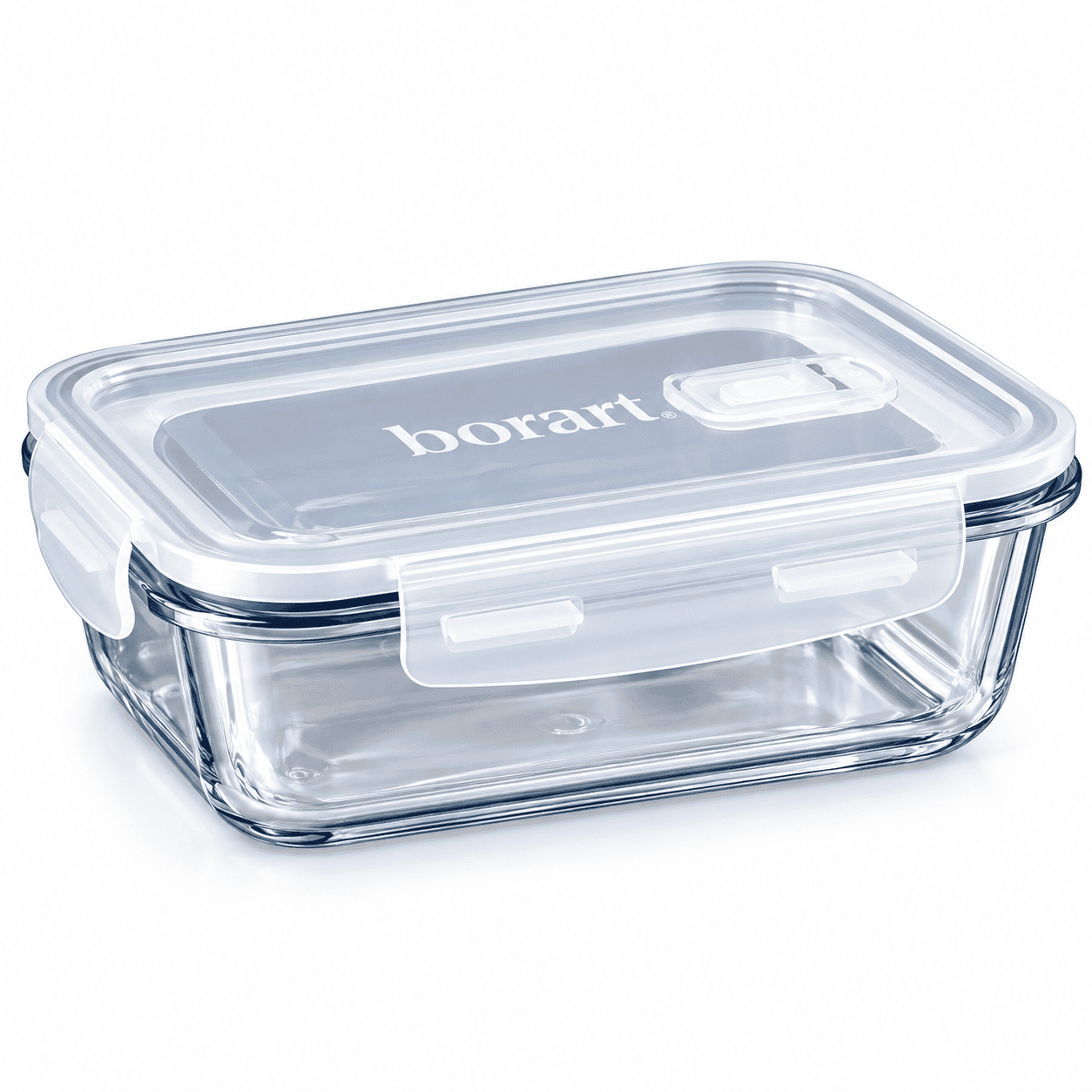 Rectangle Glass Tiffin  1520ml