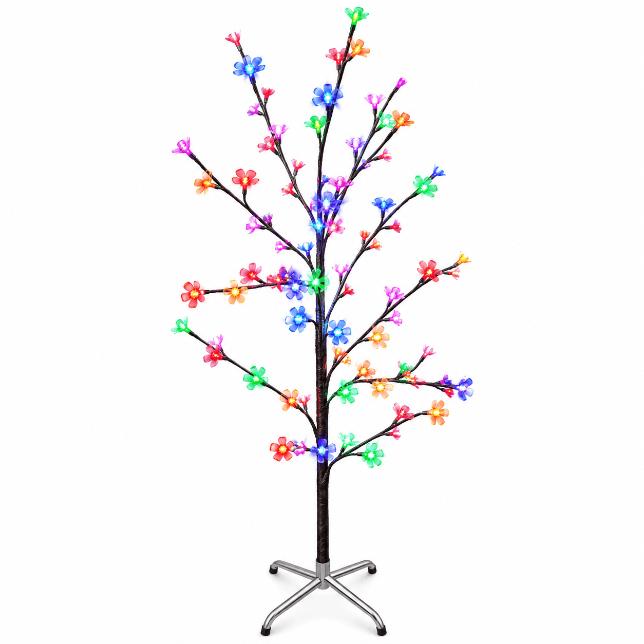 FANCY TREE WITH LIGHTS - MULTI COLOUR