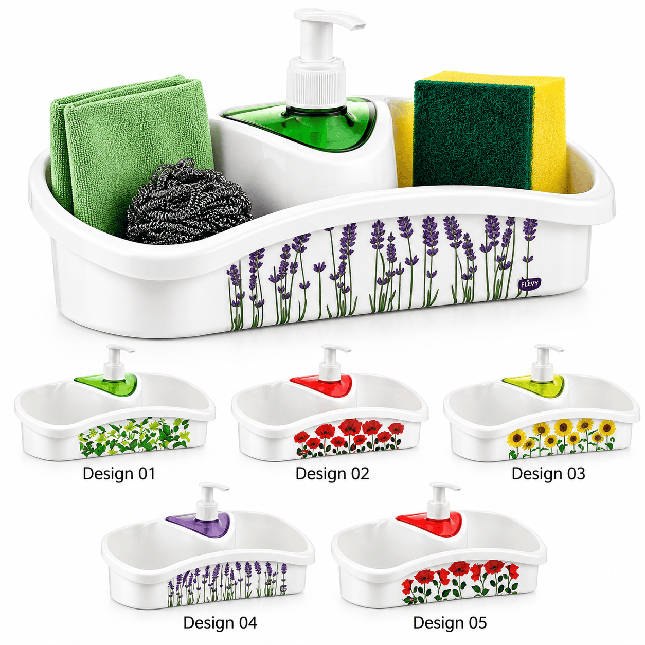Soap Dispensing Spong Holder