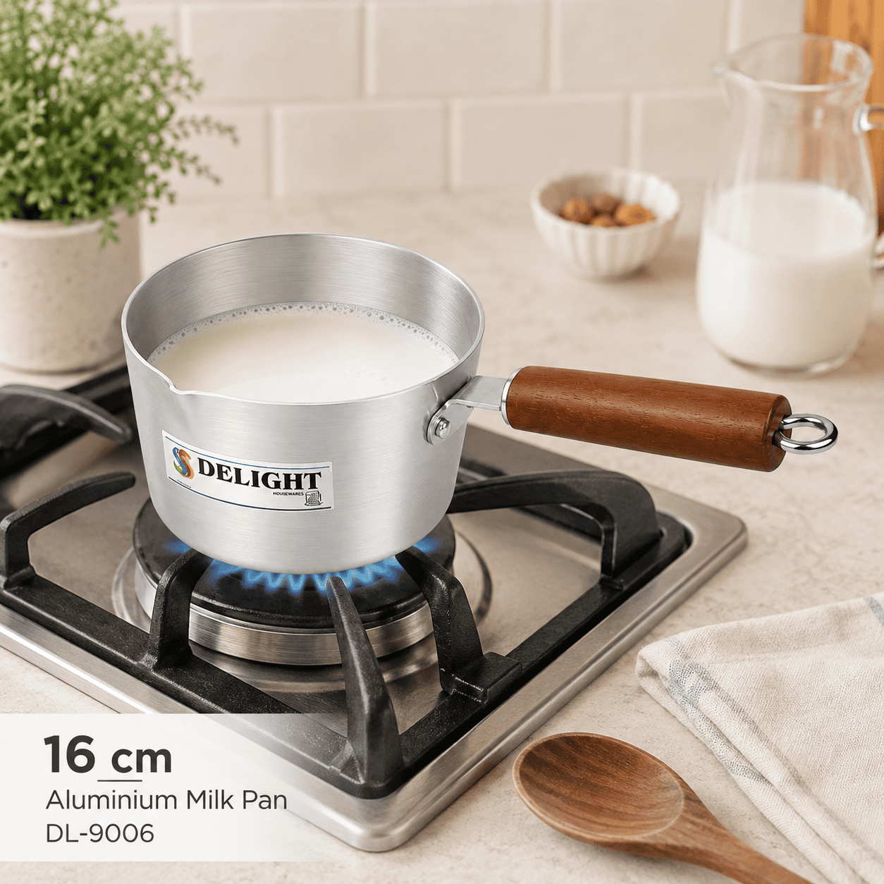 Aluminium Milk Pan - 16 cm thumbnail 3