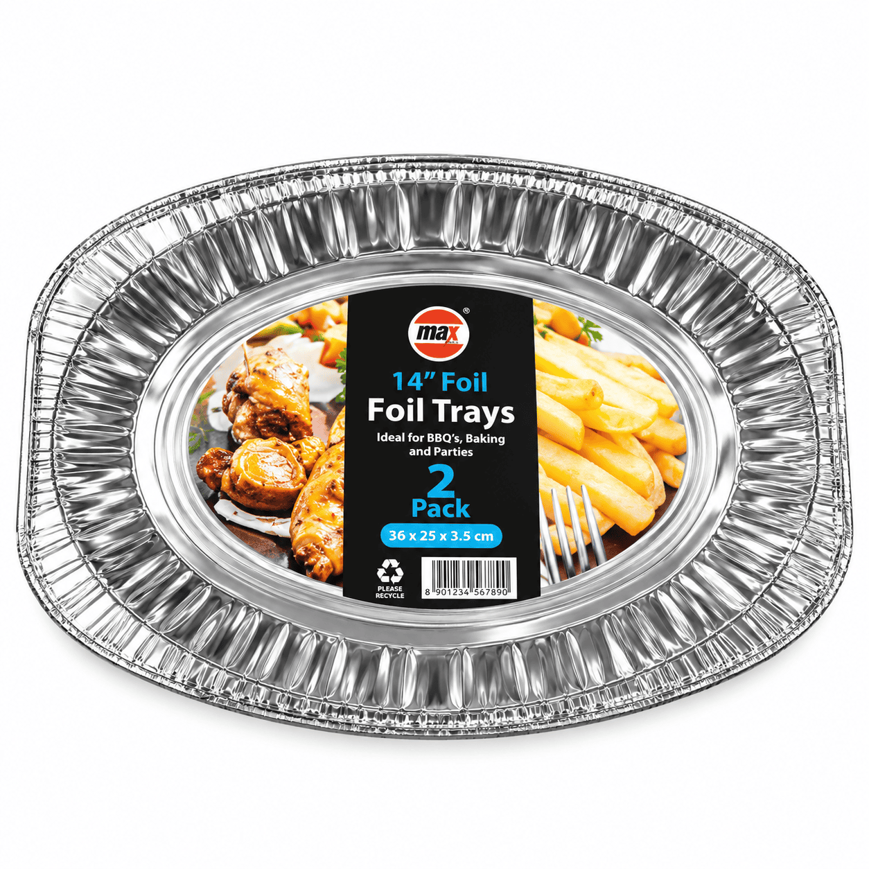 MX-9030: Foil Platter Oval Small