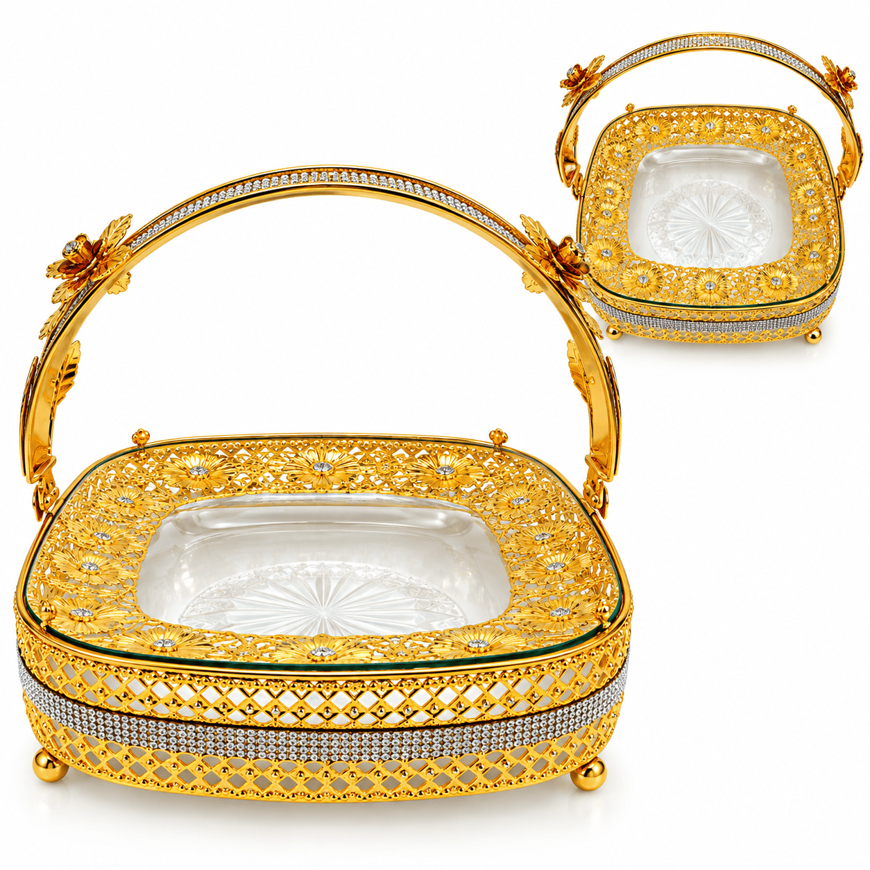 FANCY BASKET LARGE 29*29CMS