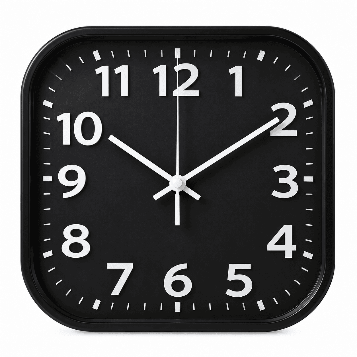 Wall clock - Black White