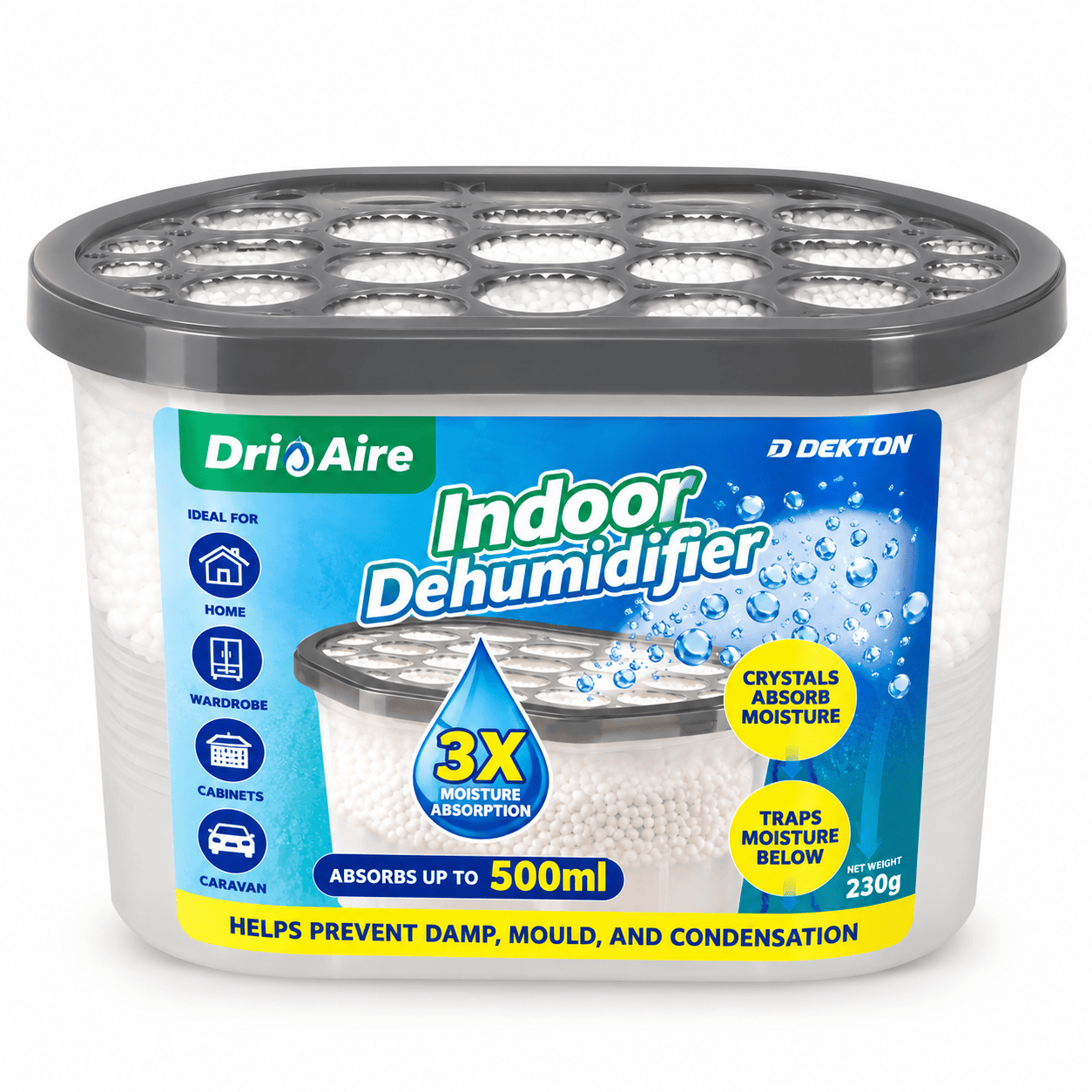 Unscented Indoor Dehumidifier 500ml