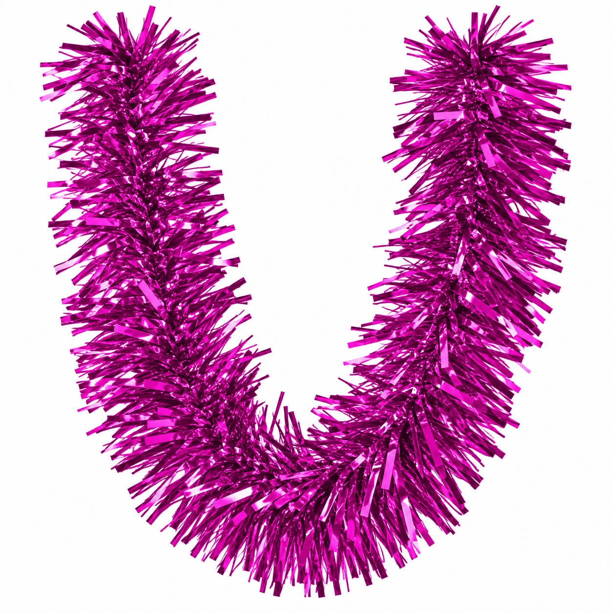 TINSEL 11CM x 2M - PURPLE