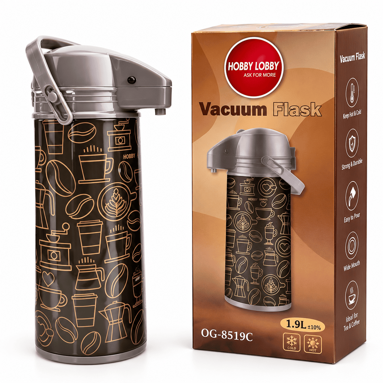 1.9LTR TEA & COFFEE THERMOS