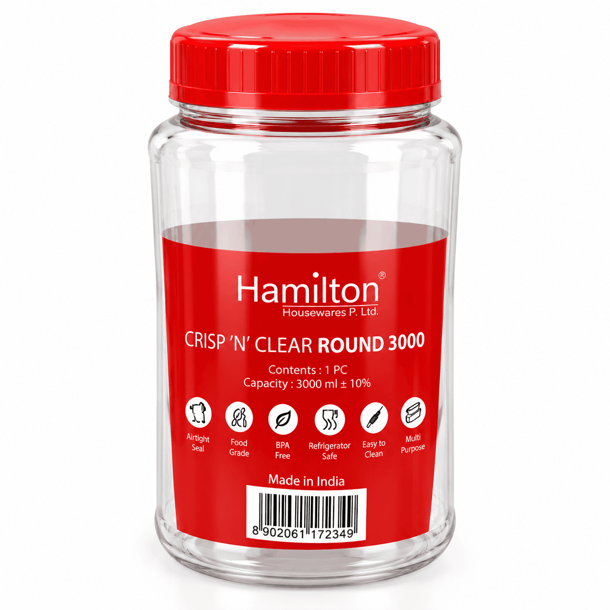 ROUND PET JAR 3000ML