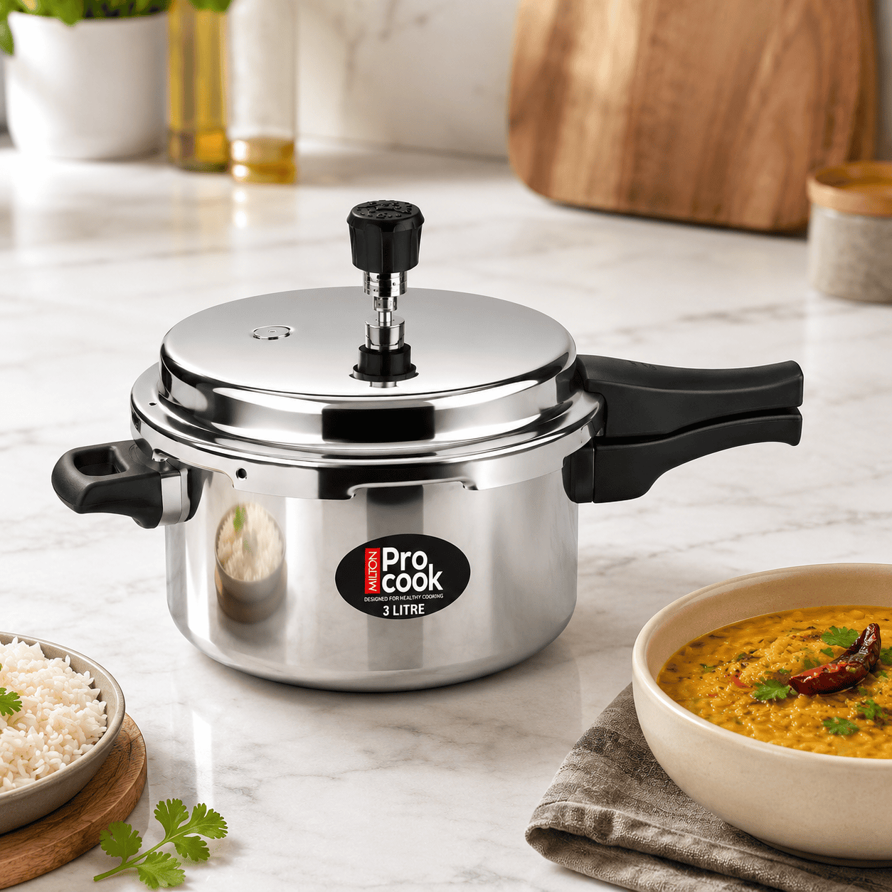 Stainless Steel Pressure Cooker 3L thumbnail 3