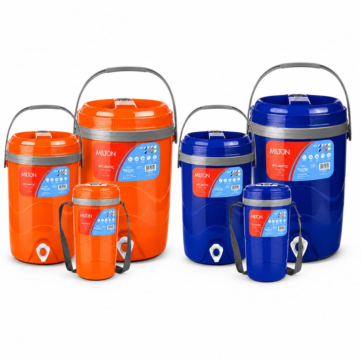 Atlantic Water Cooler 3 Pc Set (1L /2.5L /7.5 L)