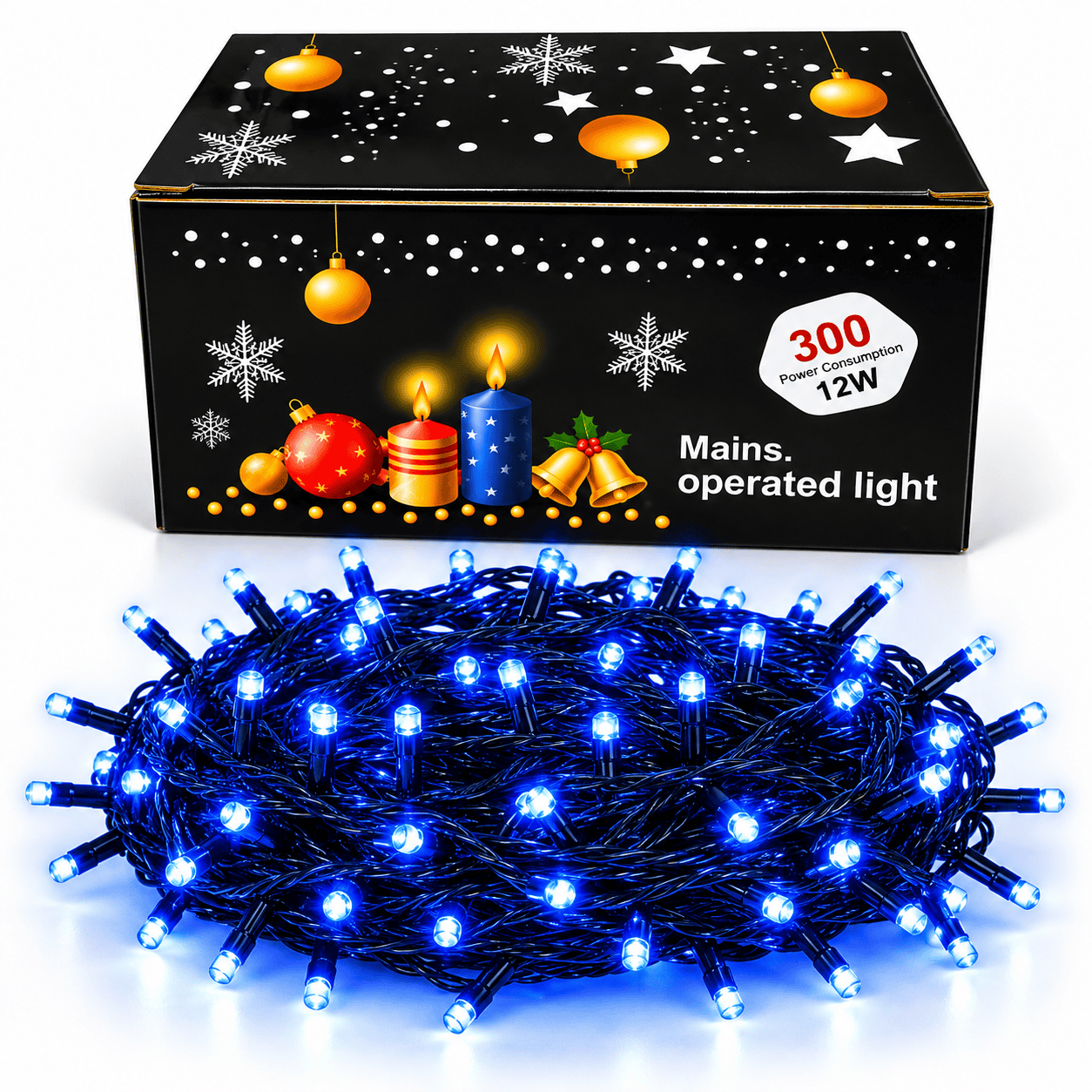 X-MAS 300PCS LIGHTS 25M - BLUE