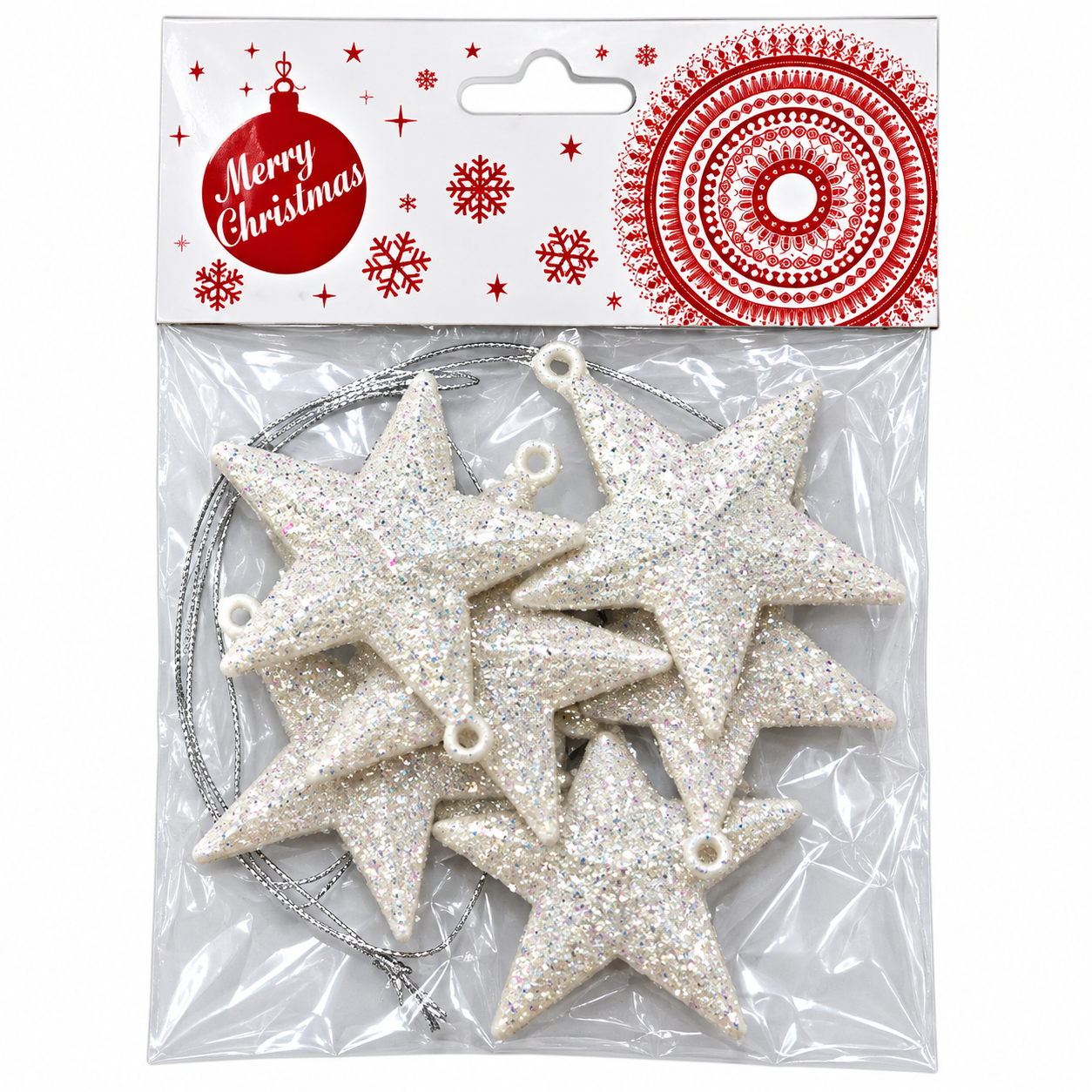 X-MAS HANGING DECORATION (STARS)