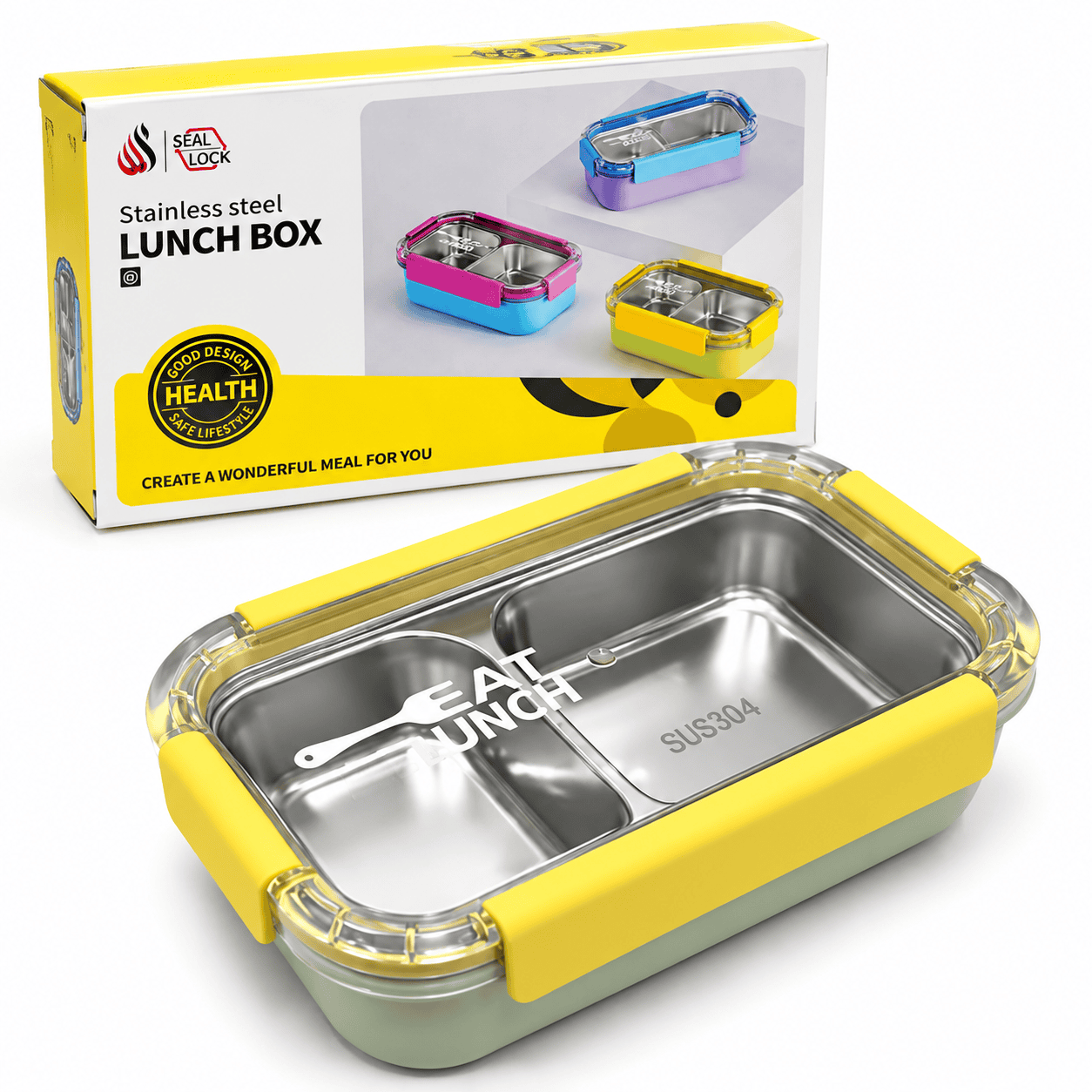 TIFFIN BOX - 2 COMPARTMENT