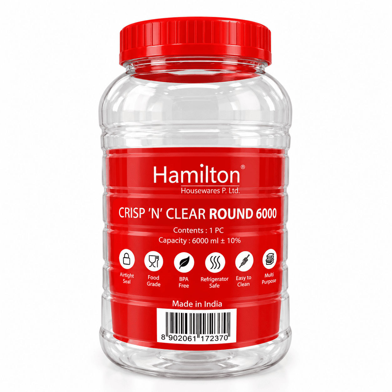 ROUND PET JAR 6000ML