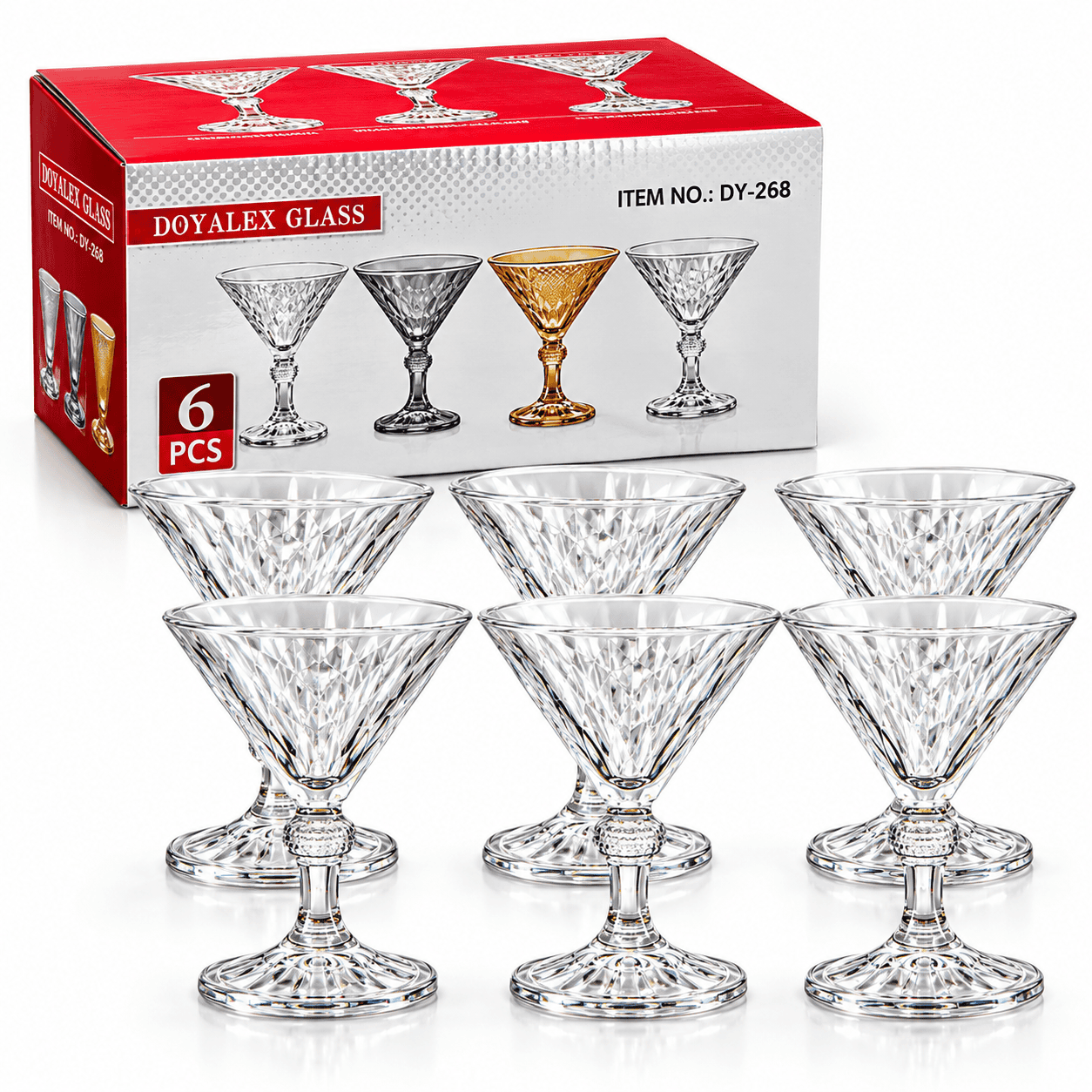 FANCY 6PCS TUMBLER SET