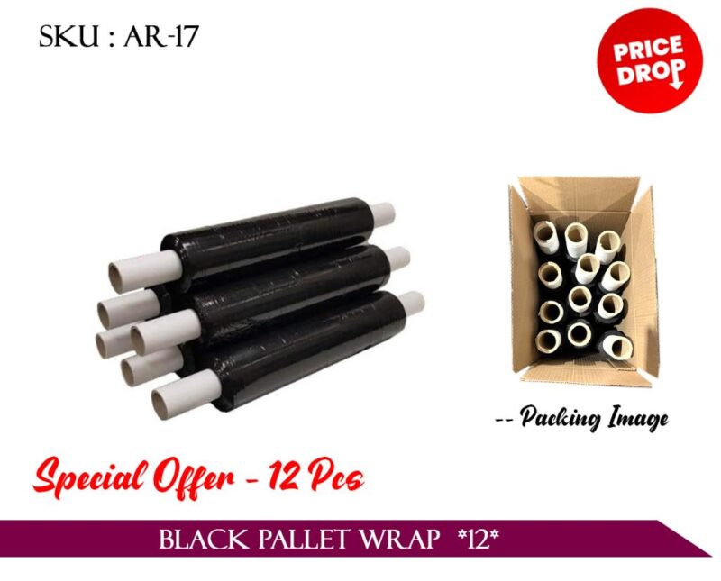 BLACK PALLET WRAP *12*
