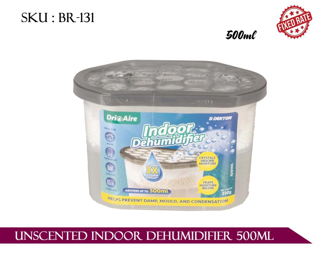 Unscented Indoor Dehumidifier 500ml
