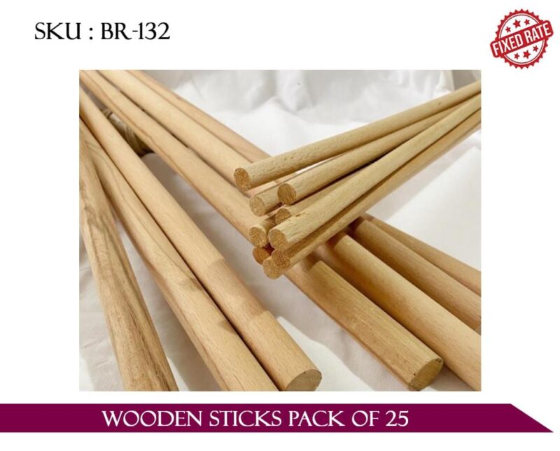 Wooden sticks pack of 25