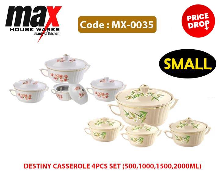 MX-0035: DESTINY HOTPOT 4PCS SET (500,1000,1500,2000ML)