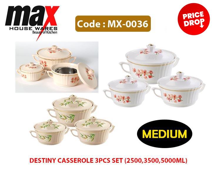 MX-0036: DESTINY HOTPOT 3PCS SET (2500,3500,5000ML)
