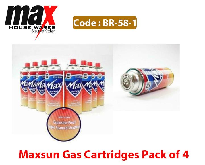 Maxsun Gas Cartridges Pack of 4