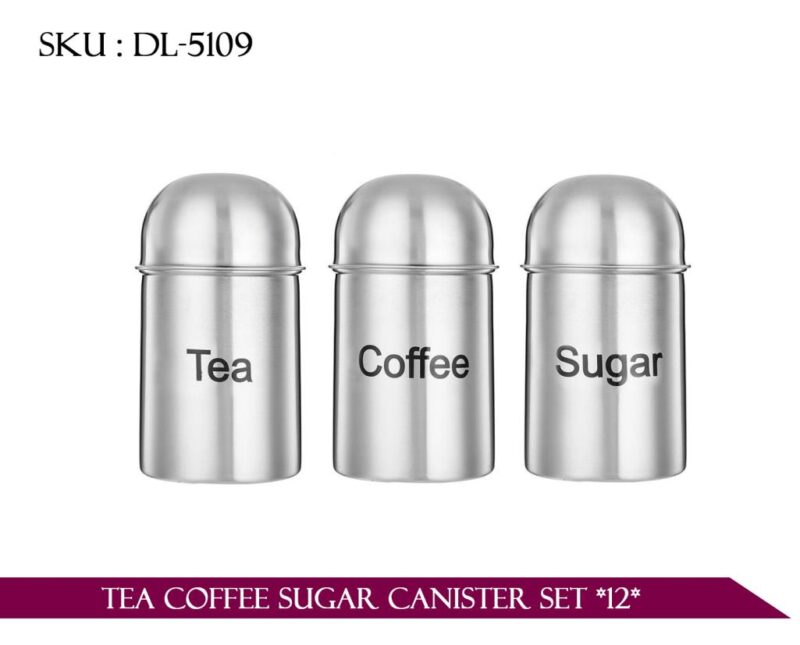 TEA COFFEE SUGAR CANISTER SET *12*