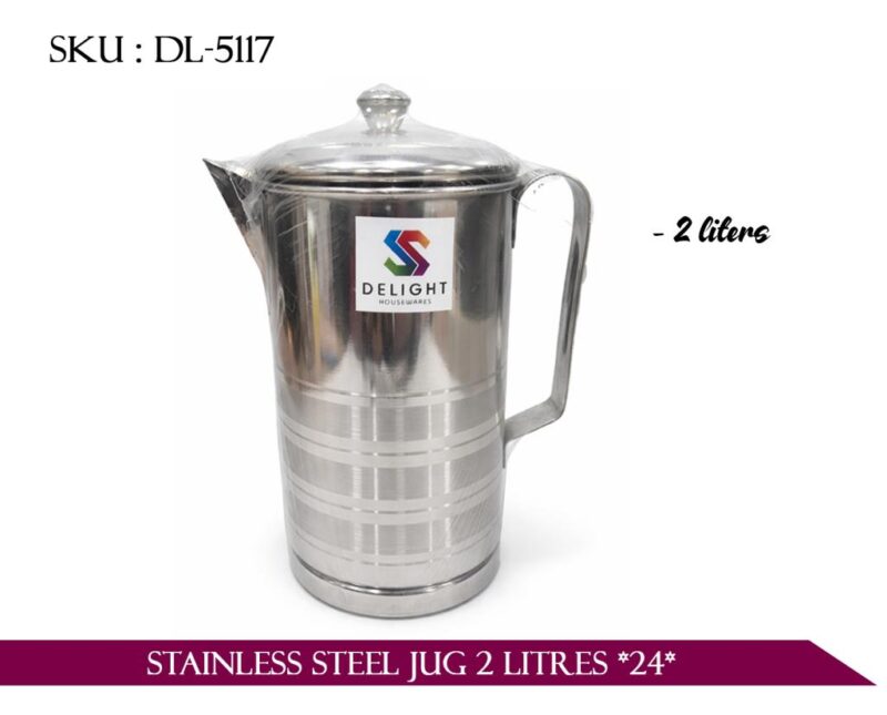 STAINLESS STEEL JUG 2 LITRES *24*