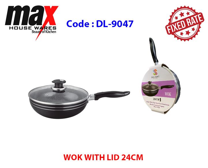 WOK WITH LID 24CM