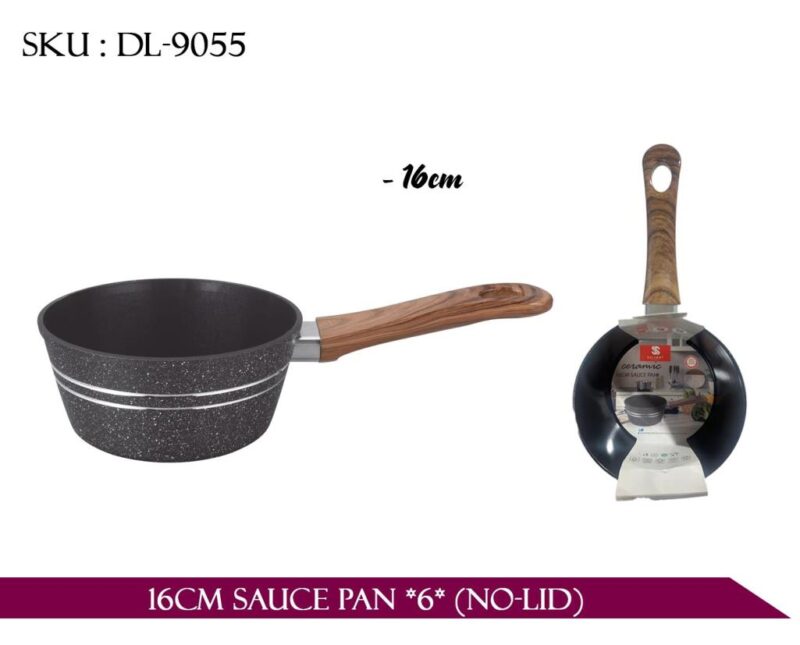 16CM SAUCE PAN SET *6* (NO LID)