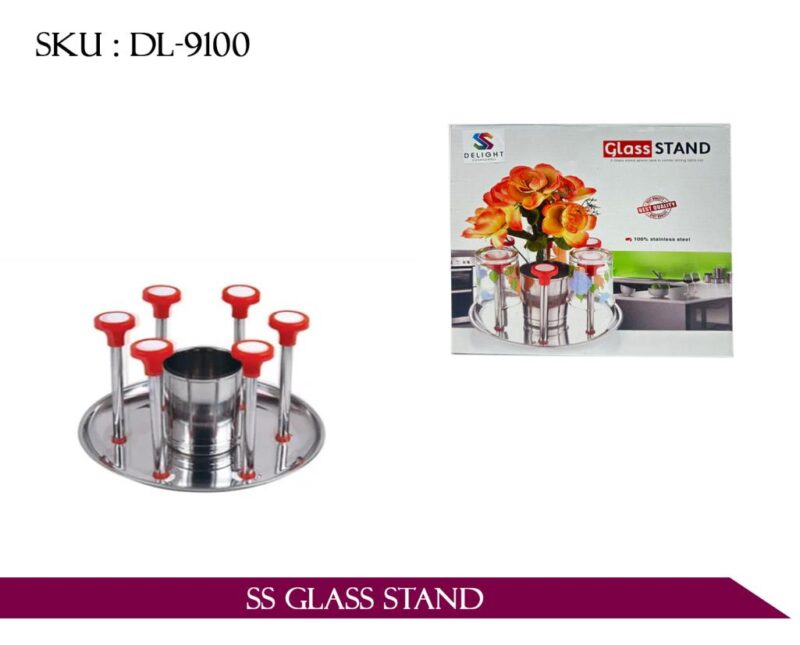 SS GLASS STAND (DL-9100) *12*