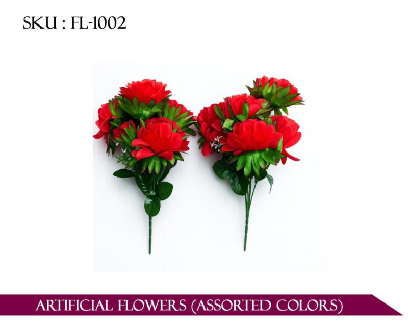 ARTIFICIAL FLOWERS (ASSORTED COLORS)