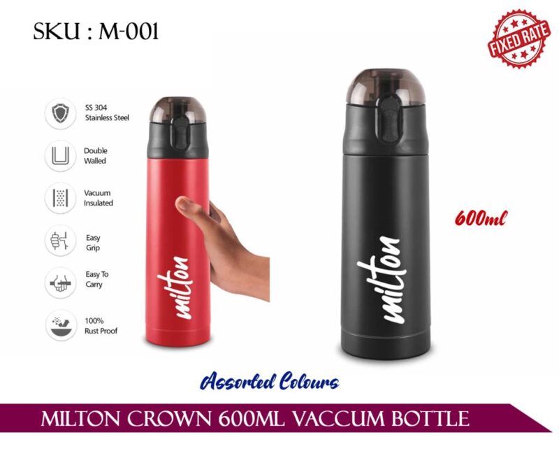 MILTON CROWN 600ML VACCUM BOTTLE