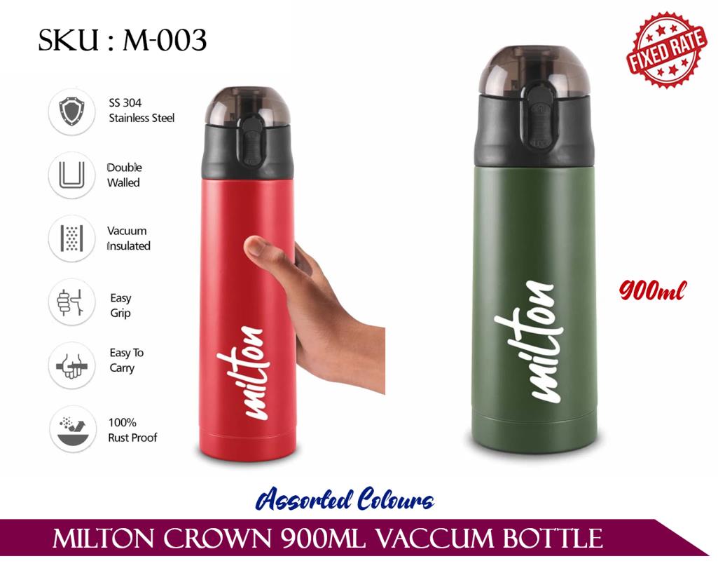 MILTON CROWN 900ML VACCUM BOTTLE
