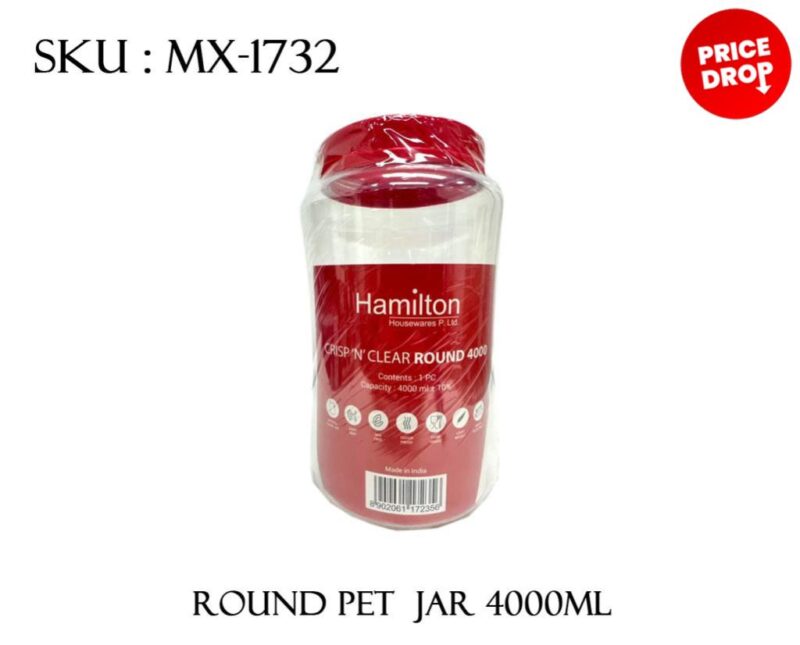 ROUND PET  JAR 4000ML *24*