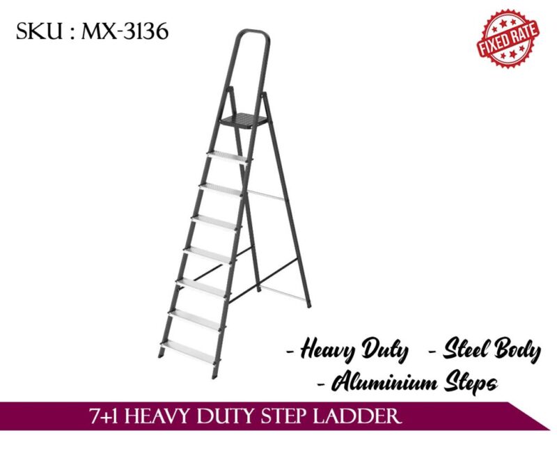 7+1 HEAVY DUTY STEP LADDER