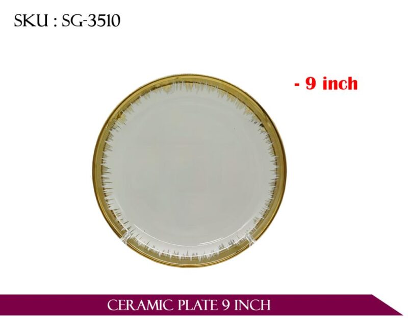 CERAMIC PLATE 9INCH