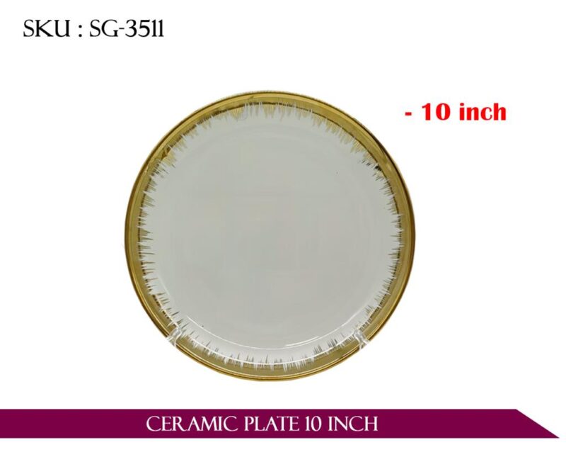 CERAMIC PLATE 10INCH