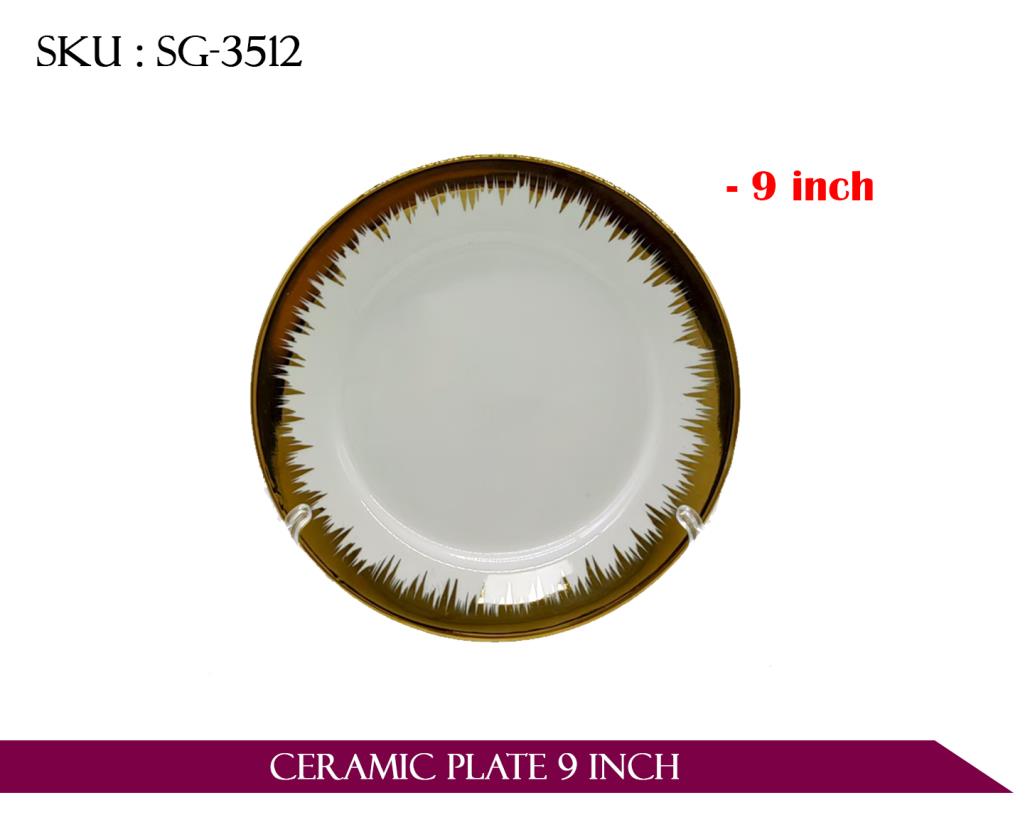 CERAMIC PLATE 9INCH