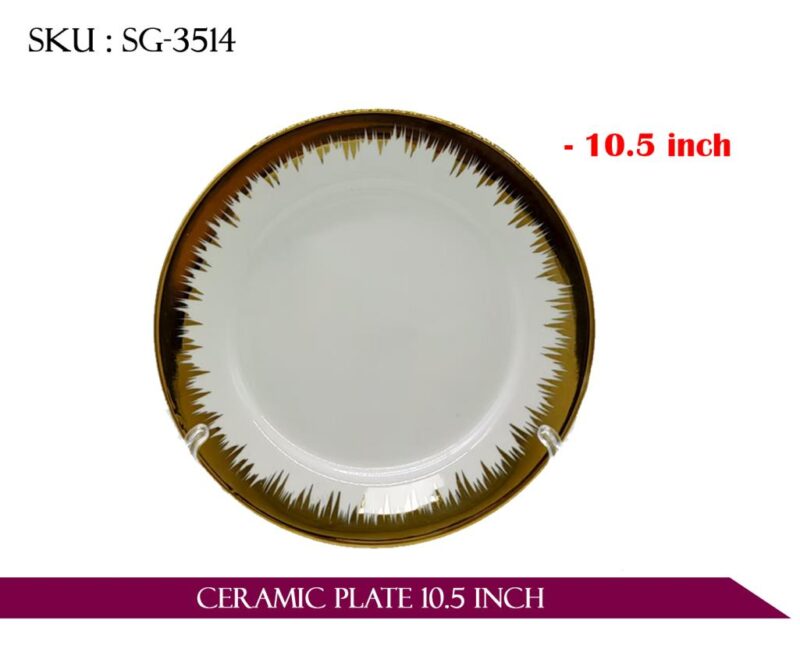 CERAMIC PLATE 10.5INCH