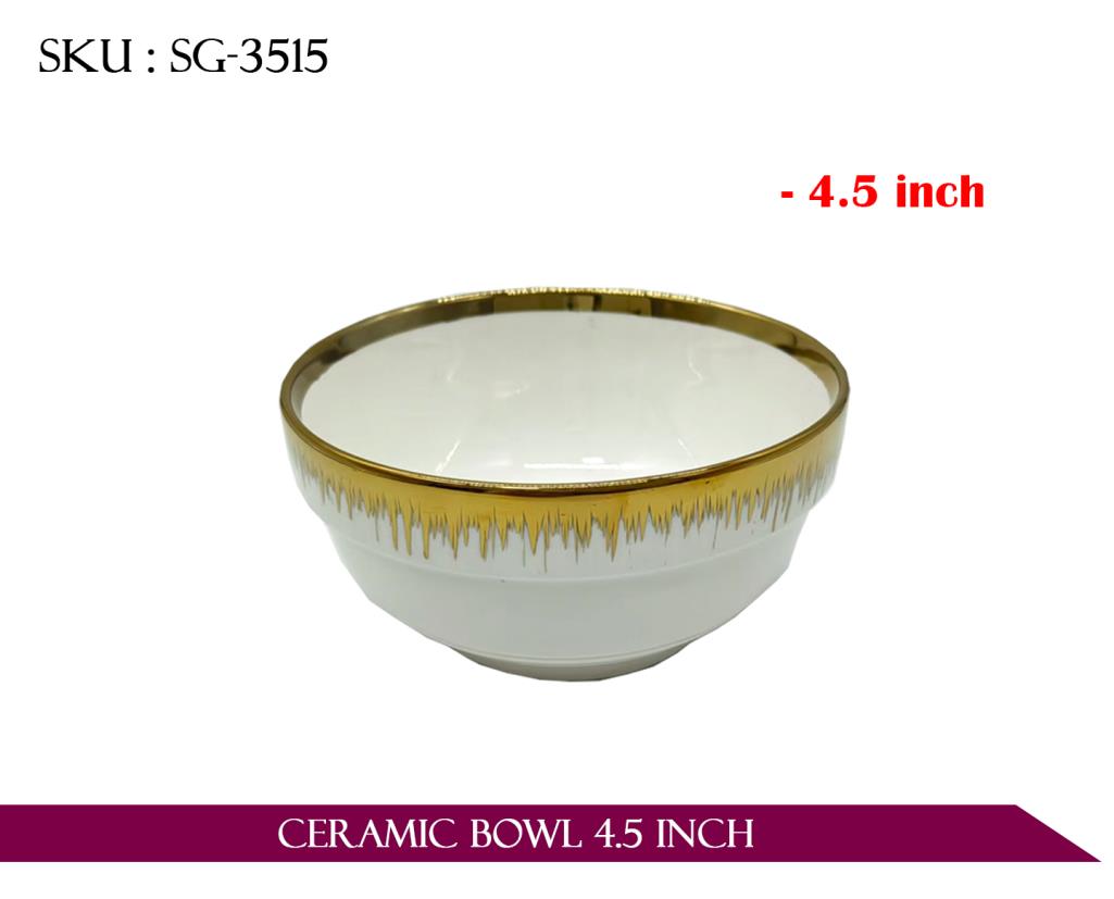 CERAMIC BOWL 4.5INCH