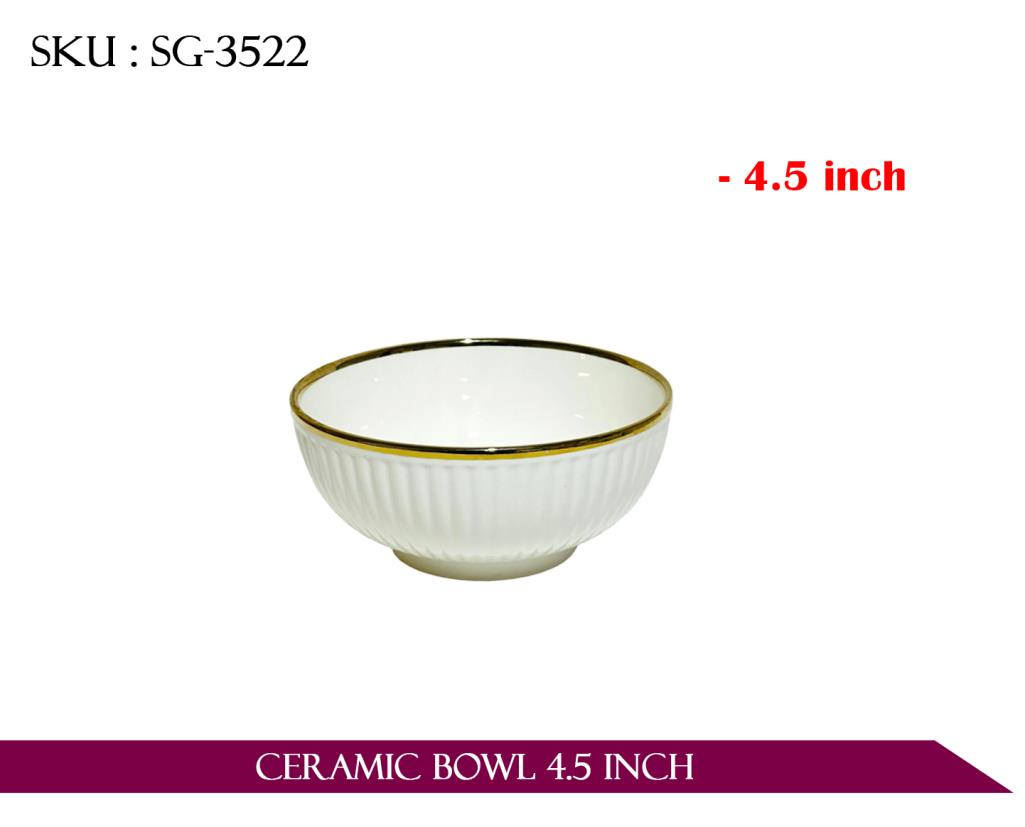 CERAMIC BOWL 4.5INCH