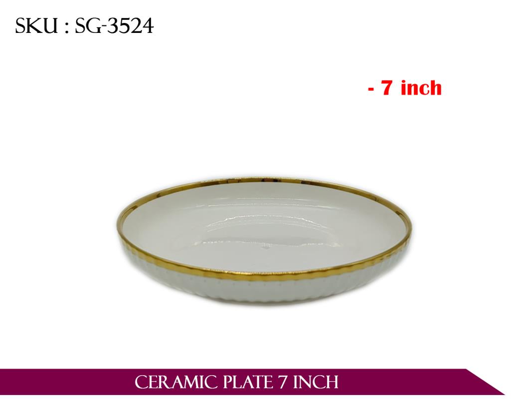 CERAMIC PLATE 7INCH